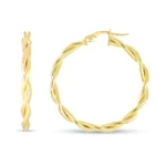 Timeless Elegance: Exploring the Beauty of Twisted Hoop Earrings